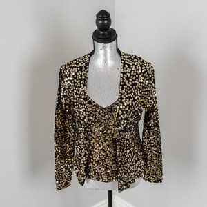 NWT Virani 2 pc sequin  set - M